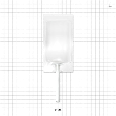 Bag, 1 Tube Port, Non-Sterile - 50 ml; 1 Tube 0.236 inch ID x 0.327 inch OD (5.99 mm x 8.31 mm) - 28513
