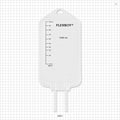 Flexboy 2D Bag Chamber, 2 Tube Ports, Non-Sterile - 1 Liter; 2 Tubes 1/4 inch ID x 5/16 inch OD - 28607