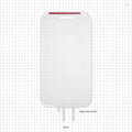 Flexboy 2D Bag Chamber, 3 Tube Ports, Non-Sterile - 10 Liter; 2 Tubes 3/8 inch ID x 15/32 inch OD; 1 Tube 3/16 inch ID x 1/4 inch OD - 28612