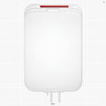 Flexboy 2D Bag Chamber, 3 Tube Ports, Non-Sterile - 20 Liter; 2 Tubes 3/8 inch ID x 15/32 inch OD; 1 Tube 3/16 inch ID x 1/4 inch OD - 28613
