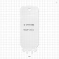 Flexsafe 2D Bag Chamber, 2 Ports, Non-Sterile - 250 ml; Both Ports Fit 1/4 inch ID Tubing (0.250 inch, 6.35 mm) - 28617