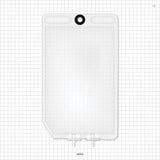 2D Bag Chamber, 2 Ports, Non-Sterile - 1 Liter; Both Ports Fit 1/8 inch ID Tubing (0.125 inch, 3.18 mm) - 28704