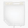 2D Bag Chamber, 2 Ports, Non-Sterile - 2 Liter; Both Ports Fit 1/4 inch ID Tubing (0.25 inch, 6.35 mm) - 28705