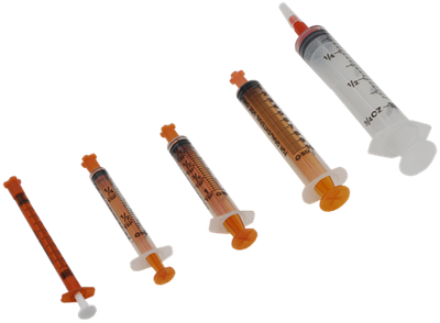 DEROYAL ENTERAL FEEDING SYRINGES (PACKAGING - CASE)