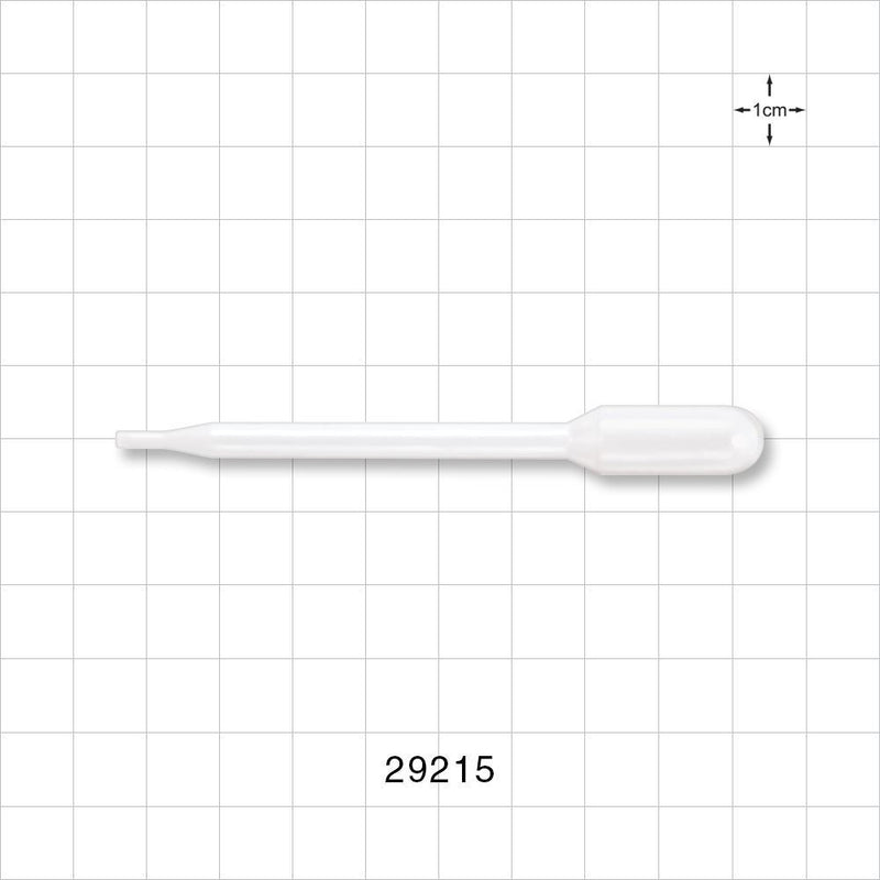 General Purpose Pipette - 1.7 ml Capacity; 0.9 ml Draw; 0.189 inch Stem Diameter (4.8 mm) x 3.4 inch length (86.4 mm) - 29215
