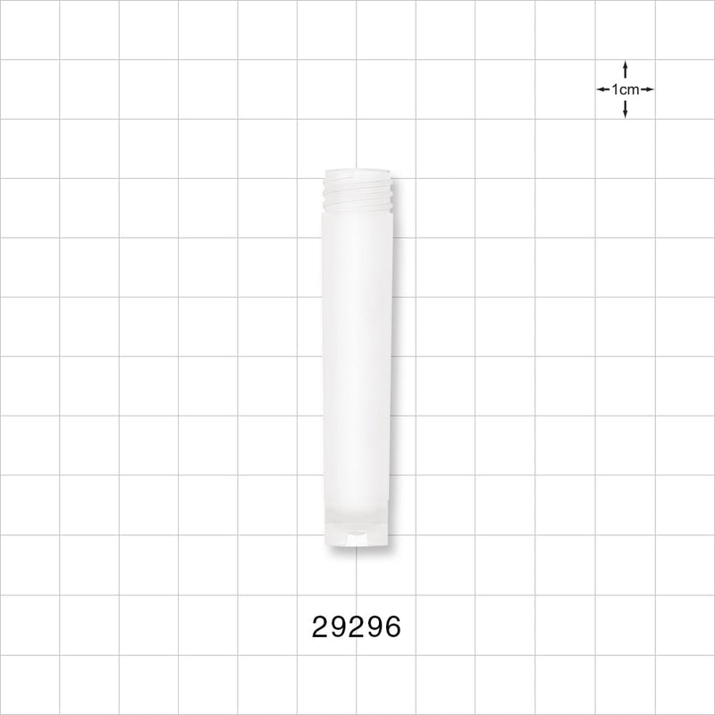 Self-Standing Vial; 1,000/Bag - 3 ml; 2.51 inch x 0.481 inch OD (63.8 mm x 12.2 mm) - 29296