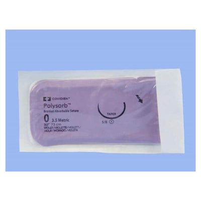 Medtronic MITG-Covidien Polysorb Suture 0 30" Polyester Braid GU-46 Violet 36/Ca - UL877