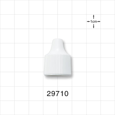 Ribbed Screw Cap, White for 29707 -  - 29710