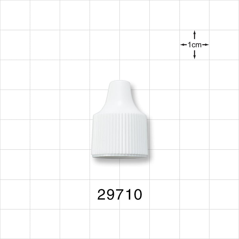 Ribbed Screw Cap, White for 29707 -  - 29710