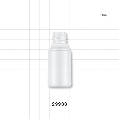 15ml White Cylinder Bottle, Bulk Packed - 15 ml, 0.5 oz. - 29933