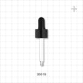 Dropper Cap, Black for 30087 - Neck Finish: 18/410 - 30019
