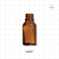 Glass Bottle, Amber - 15 ml, 0.5 oz.; Neck Finish: 18/410 - 30087