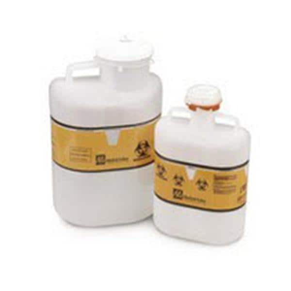 Medical Action Industries -Saf-T-View Sharps Container 3gal Red 12x9x11" Locking Cap Polypropylene Non-Stackable Non-Sterile Reusable 12/Case 186S