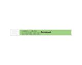 PDC Short Stay® Alert Bands® Tyvek® "Screened" Pre-printed, 1" x 10" Adult/Pediatric Lime, 1000 per Box | 3050C-75-PDR