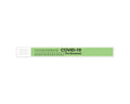 PDC Short Stay® Alert Bands® Tyvek® "COVID-19 Pre-screened" Pre-printed, 1" x 10" Adult/Pediatric Lime, 1000 per Box | 3050P-75-PDR