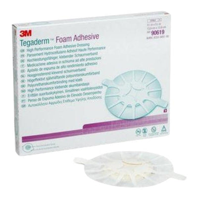 3M Medical Products Tegaderm Foam Dressing 3x3" Sterile Adherent Adhesive Absorbent LF  - 90619