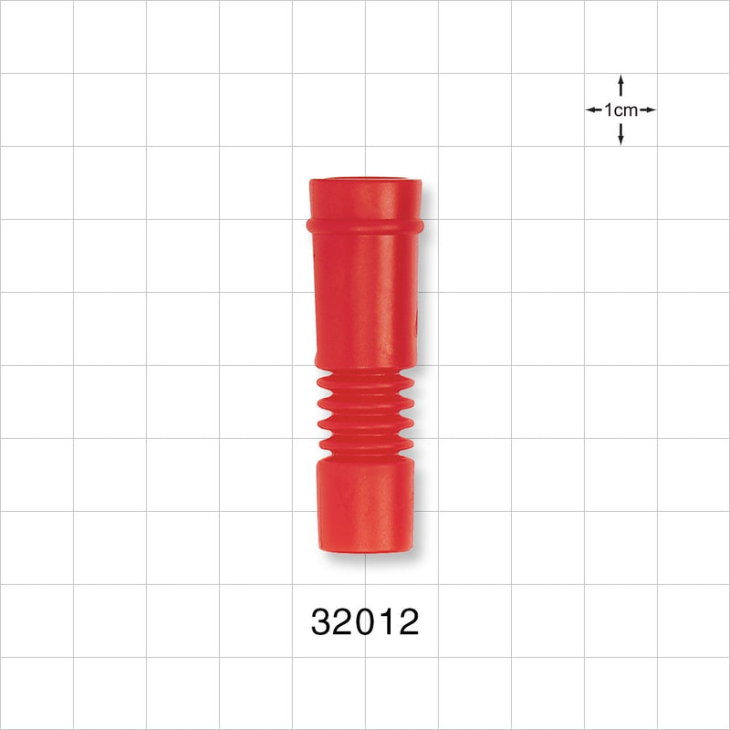 Suction Connector, Red - Fits 30 FR OD Tubing (0.393 inch, 10 mm) - 32012