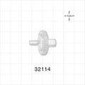 Transducer Protector, Male Luer Slip Inlet, Tubing Port Outlet - 0.204 inch ID/0.283 inch OD (5.2 mm/7.2 mm); 0.2 Micron - 32114