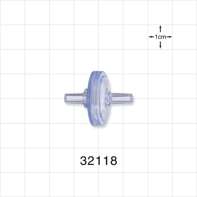 Transducer Protector,  Male Luer Slip Inlet, Male Luer Slip Outlet -  - 32118