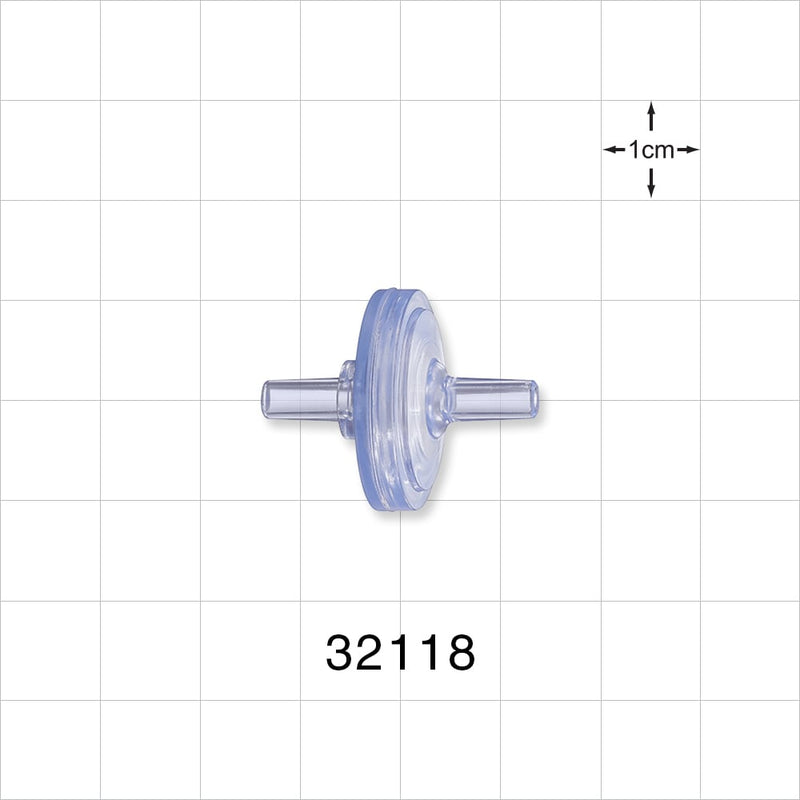Transducer Protector,  Male Luer Slip Inlet, Male Luer Slip Outlet -  - 32118