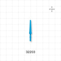 Guide Wire J Straightener, Blue - 0.114 OD (2.9 mm); Fits 0.032  to 0.038 inch Guide Wires (0.812 - 0.965 mm) - 32203