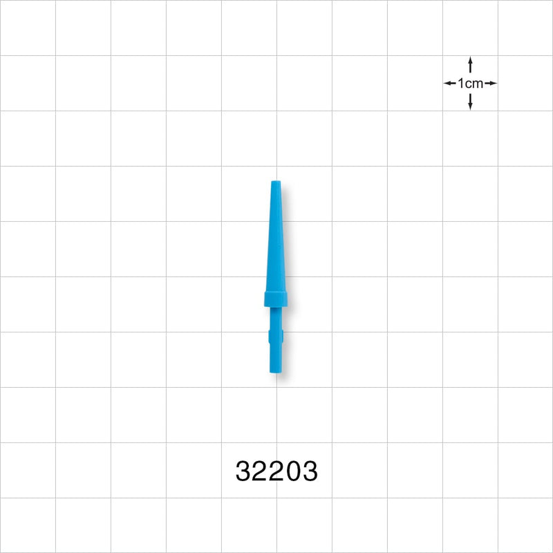 Guide Wire J Straightener, Blue - 0.114 OD (2.9 mm); Fits 0.032  to 0.038 inch Guide Wires (0.812 - 0.965 mm) - 32203