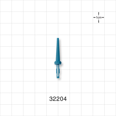 Guide Wire J Straightener, Blue - 0.09 OD (2.3 mm); Fits 0.025  to 0.03 inch Guide Wires (2.3 mm; 0.635 - 0.762 mm) - 32204