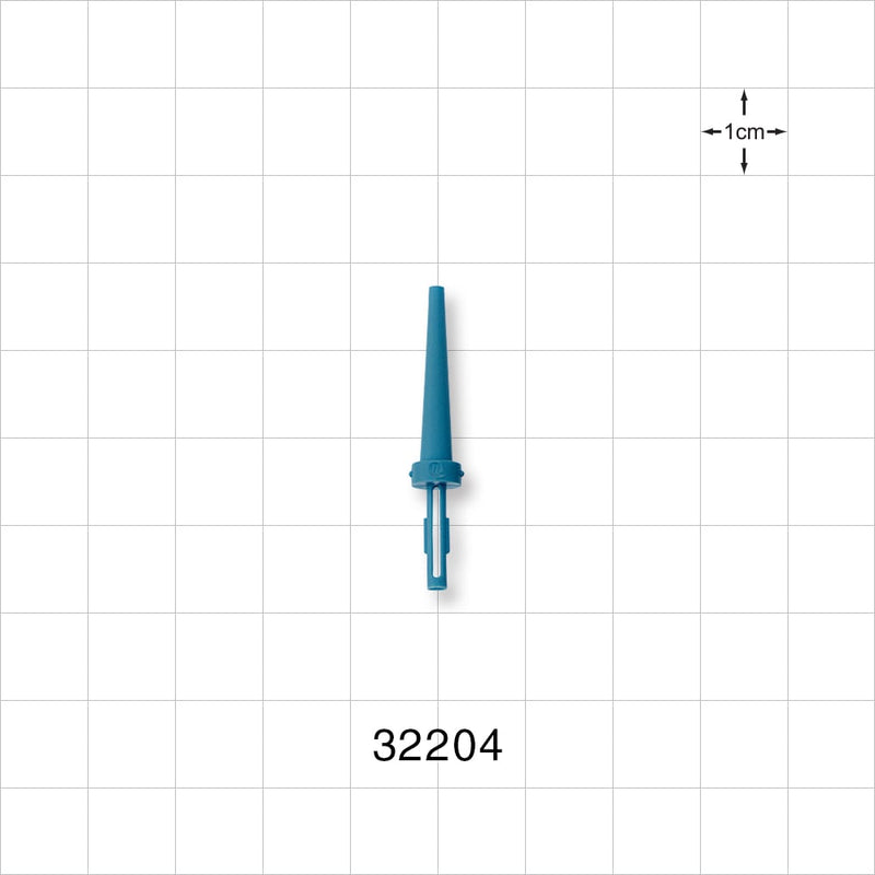 Guide Wire J Straightener, Blue - 0.09 OD (2.3 mm); Fits 0.025  to 0.03 inch Guide Wires (2.3 mm; 0.635 - 0.762 mm) - 32204