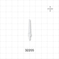 Guide Wire J Straightener, White - 0.129 inch OD (3.27 mm); Fits 0.018 inch to 0.038 inch Guide Wires (0.457 mm - 0.965 mm) - 32205