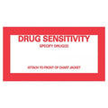 Precision Dynamics Corp. Label Paper Drug Sensitivity White 2-1/4x4-1/2" 1000/Package- N-225