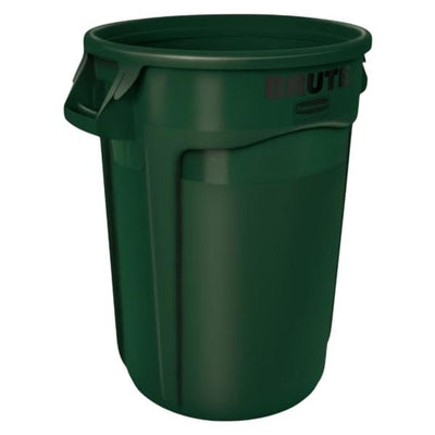 Newell Brands Dist. LLC Can Trash Brute Resin Integrated Cinches Vented/Rounded Handles 6/Case - FG263200DGRN