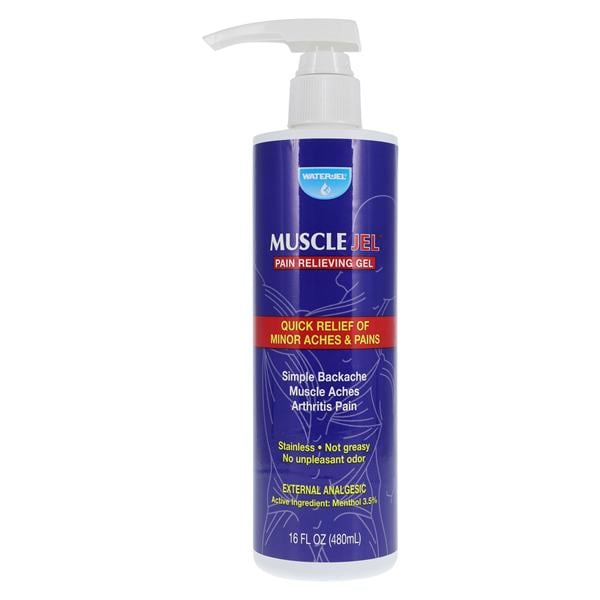 Safeguard US Operating LLC Muscle Jel Analgesic Gel 3.5% Pump 16oz/Bottle, 6 BT/CA - MJ16-6.00.000