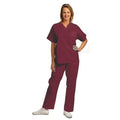 Fashion Seal Fashion Seal Scrub Shirt V-Neck 1 Pocket 4X Large Burgundy Unisex Each - 78741-4XL
