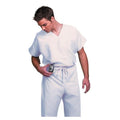 Fashion Seal Fashion Seal Scrub Shirt V-Neck 1 Pocket Short Sleeves Large White Unisex Ea  - 78735-L