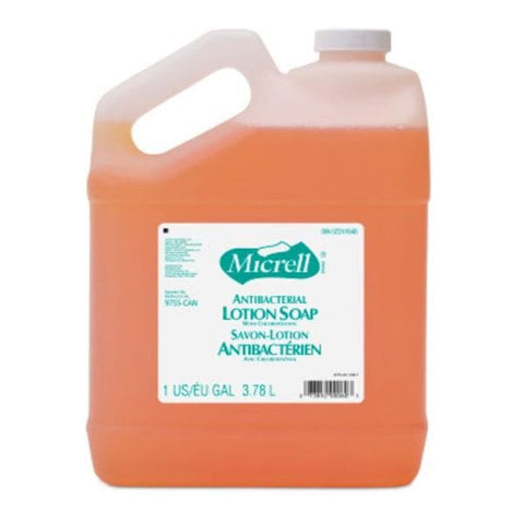 Gojo Industries Inc -Micrell Lotion Soap 1 Gallon Chloroxylenol / Ethanolamine Light Scent 4/Case 9755-04