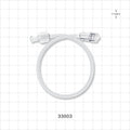 High-Pressure Extension Line, Female Luer Lock to Male Luer Lock - 0.071 inch ID x 0.158 inch OD (1.8 mm x 4 mm); 10 inch Length (254 mm); 500 psi - 33003