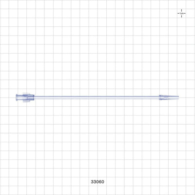 Extension Line, Female Luer Lock to Male Luer Slip - 0.094 inch ID x 0.145 inch OD (2.4 mm x 3.7 mm); 6 inch (152.4 mm) - 33060
