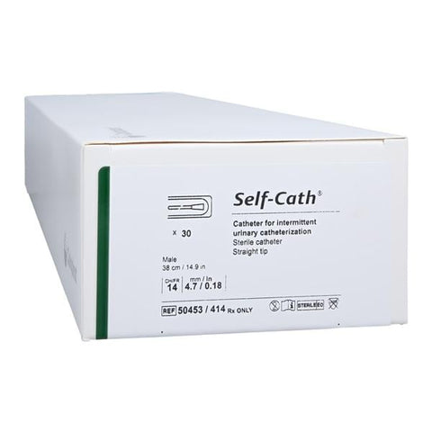 Mentor Corp Self-Cath Intermittent Catheter Long Straight Tip PVC 14Fr - 414