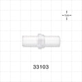 High-Flow Check Valve, Tubing Port Inlet, Tubing Port Outlet - 0.346 inch ID (8.8 mm); 0.29 psi CP - 33103