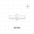 High-Flow Check Valve, Tubing Port Inlet, Tubing Port Outlet - 0.268 inch ID (6.8 mm); 0.29 psi CP - 33104