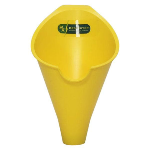 C2R Global Manufacturing Inc Rx Destroyer Funnel System Yellow Plastic Each - RXFUn