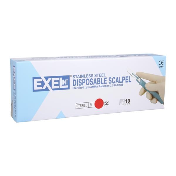 Exel International Inc Disposable Surgical Scalpel Sterile. - 29556