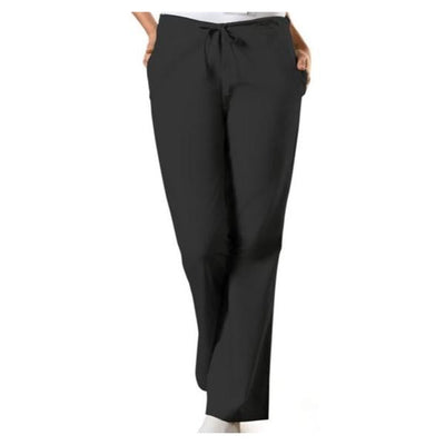 Cherokee Workwear Scrub Pant 3 Pockets Large Black Womens Each - 4101T-BLKW-L