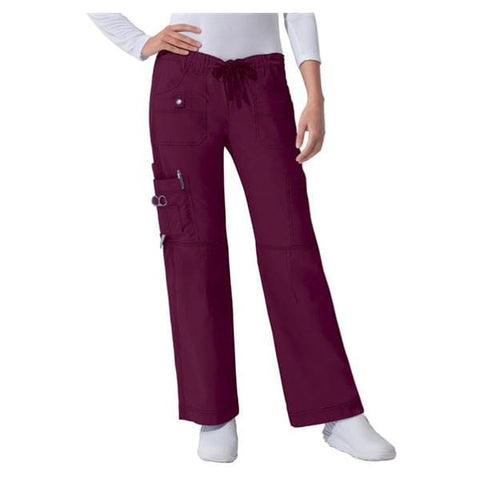 Dickies Dickies Scrub Pant 857455 Small Womens Adult Wine 8 Pockets Youtility Each - 857455-WINZ-S