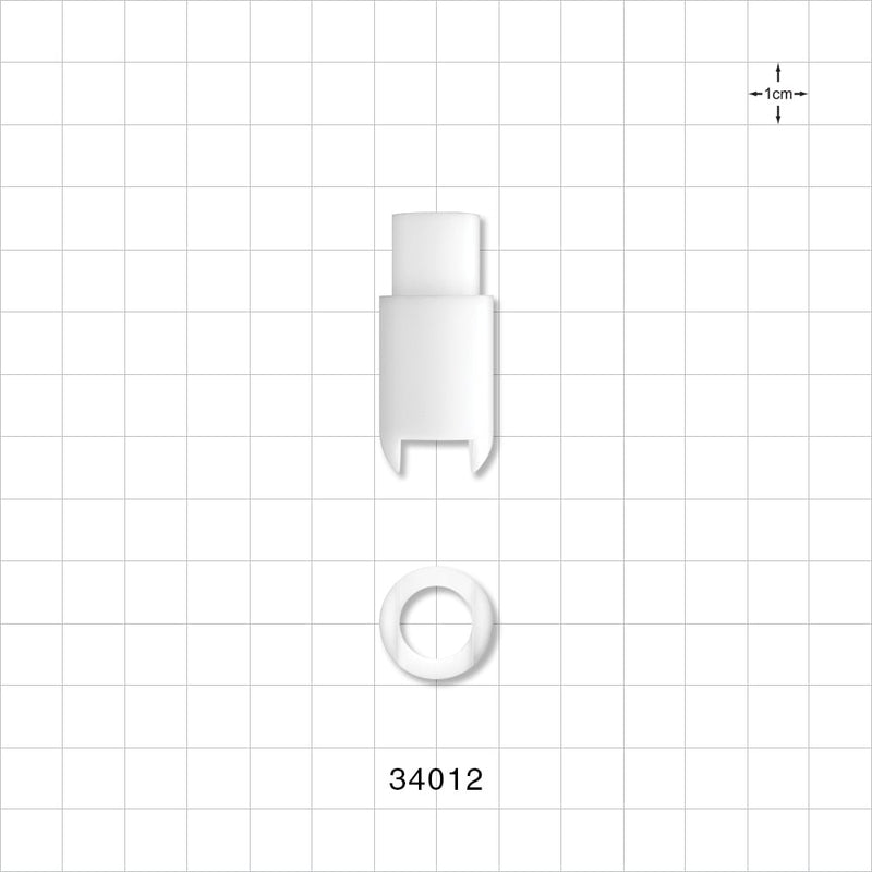 Tubing Weight, Natural - Fits 1/2 inch ID Tubing (0.5 inch, 12.7 mm) - 34012
