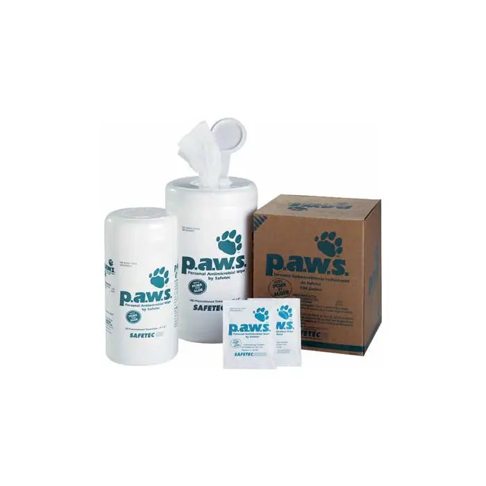 Personal Antimicrobial Wipes (p.a.w.s.)