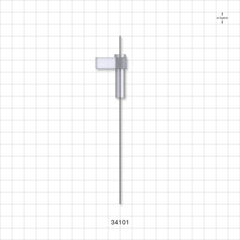 OneShot™ Inova Style Single-Use Filling Needle, 8 mm Hub, Non-Barbed - 0.8 mm Needle ID; Fits 1/32 inch ID Tubing (0.031 inch, 0.79 mm) - 34101