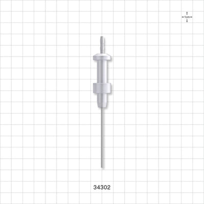 OneShot™ IMA Style Single-Use Filling Needle, Barbed - 1.5 mm Needle ID; Fits 1/16 inch ID Tubing (0.063 inch, 1.59 mm) - 34302