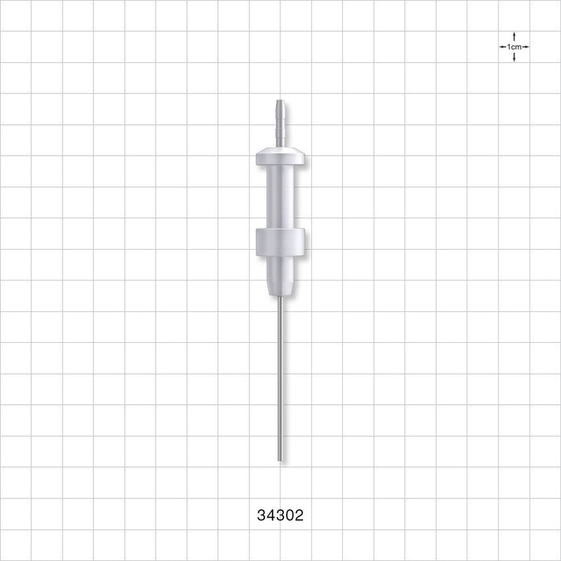 OneShot™ IMA Style Single-Use Filling Needle, Barbed - 1.5 mm Needle ID; Fits 1/16 inch ID Tubing (0.063 inch, 1.59 mm) - 34302