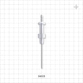 OneShot™ IMA Style Single-Use Filling Needle, Barbed - 2.1 mm Needle ID; Fits 1/8 inch ID Tubing (0.125 inch, 3.18 mm) - 34303